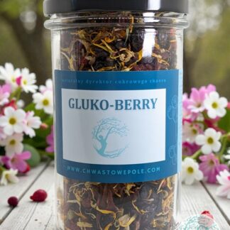 GLUKO BERRY – jagoda liofilizowana, berberys, dzika róża, hibiskus, nagietek