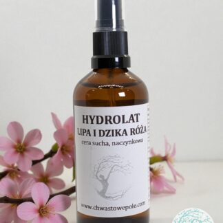 HYDROLAT LIPA-DZIKA RÓŻA - Cera sucha, naczynkowa