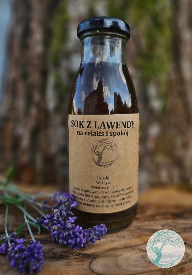 LAWENDOWY SOK – 200 ml - obrazek 2