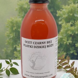 ŻYWY OCET – PŁATKI DZIKIEJ RÓŻY – KWIAT BZU CZARNEGO – edycja limitowana